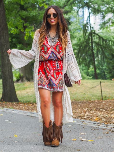 Bohemian Chic - spring party outfit ideas